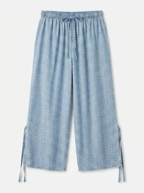 Thread & Supply Light Blue Striped Wide Leg Pants